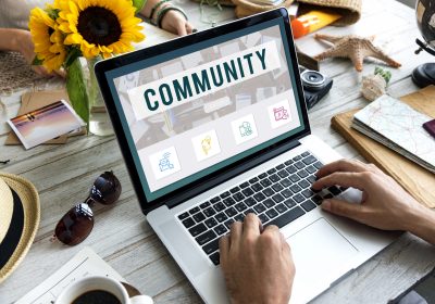 Community Online Communication Connection Concept