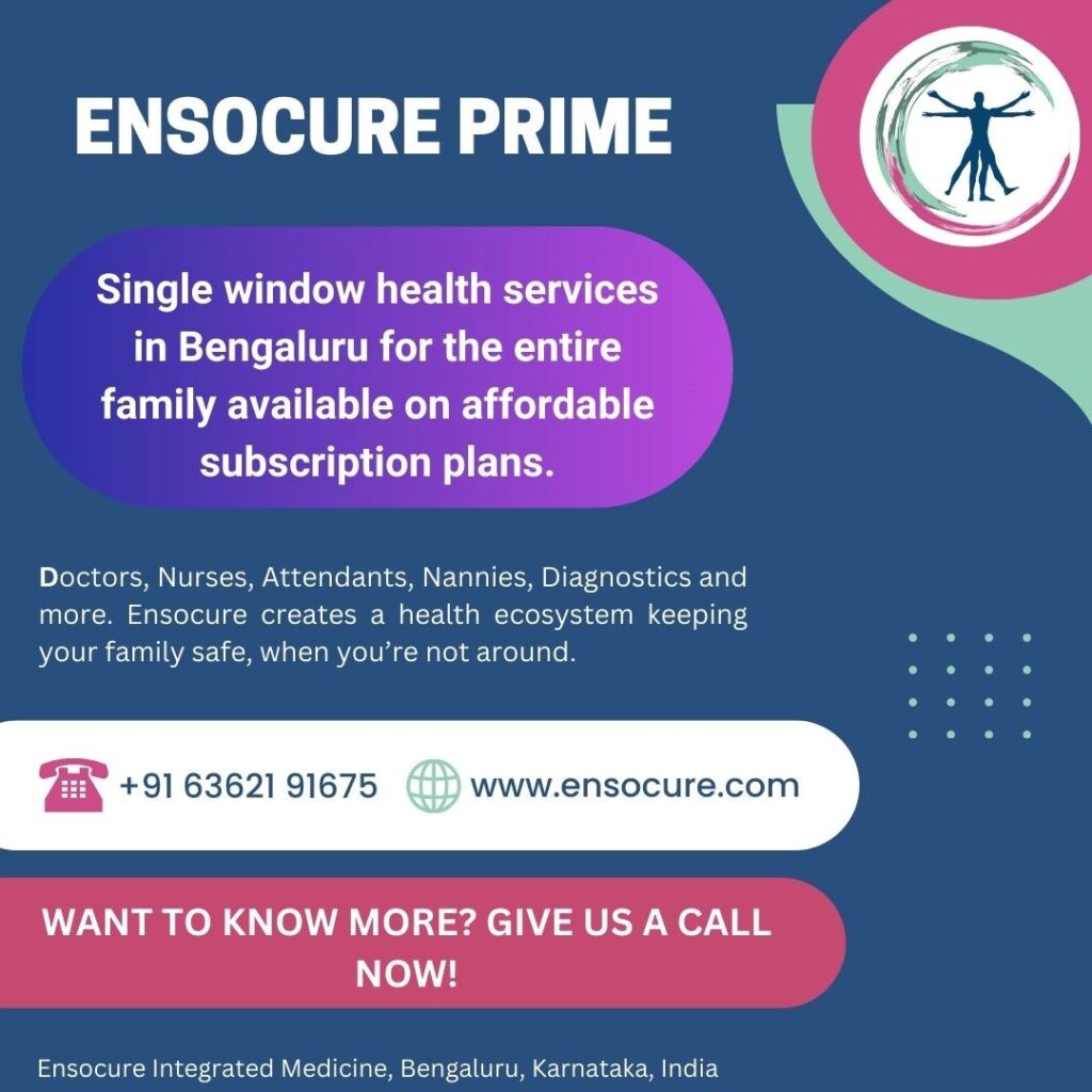 www.ensocure.com-preventive care in Bangalore
